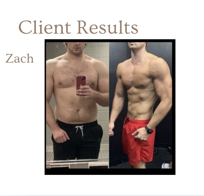 Zach, before and after coaching with Jonathan Heitritter